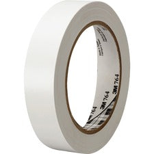 3M General-Purpose Vinyl Tape 764 36 yd Length x 1" Width x 5 mil Thickness - White - Rubber - 4 mil - Polyvinyl Chloride (PVC) Backing - 1 Roll