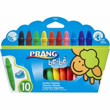 Prang be-be Jumbo Crayons Assorted - 10 / Set
