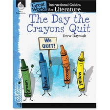 Shell Education The Day the Crayons Quit Instructional Guide Printed Book by Drew Daywalt 72 Pages - Shell Educational Publishing Publication - Book - Grade 3