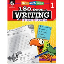 Shell Education 1st Grade 180 Days of Writing Book Printed Book 216 Pages - Shell Educational Publishing Publication - Book - Grade 1