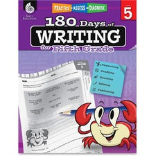Shell Education 5th Grade 180 Days of Writing Book Printed Book 224 Pages - Shell Educational Publishing Publication - Book - Grade 5