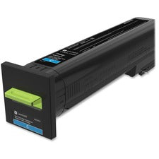 Lexmark Unison Original Extra High Yield Laser Toner Cartridge - Cyan - 1 Each 22000 Pages