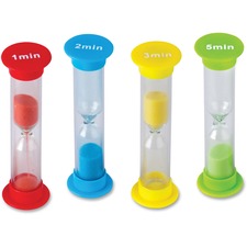 Teacher Created Resources Small Sand Timers Set Skill Learning: Timing - 4 Pieces - 4 / Pack