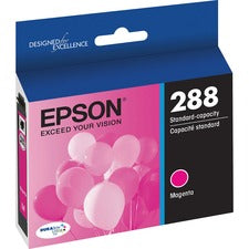 Epson DURABrite Ultra 288 Original Standard Yield Inkjet Ink Cartridge - Pigment Magenta - 1 Each 165 Pages