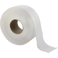 Livi Solaris Paper Jumbo Bath Tissue 2 Ply - 3.30" Width x 1000 ft Length - White - Virgin Fiber - 12 / Carton