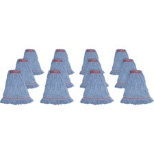 Genuine Joe Narrow Band Large Mophead Large - Rayon, Cotton - 12 / Carton