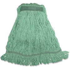 Genuine Joe Narrow Band Medium Mophead Rayon, Cotton - 12 / Carton