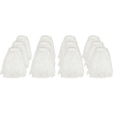 Genuine Joe Cut End Mophead Rayon - Natural - 12 / Carton