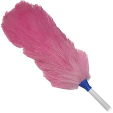 Impact Lambswool Duster 28" Overall Length - White Handle - White, Multi - 12 / Carton