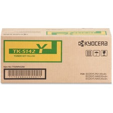 Kyocera TK-5142Y Original Laser Toner Cartridge - Yellow - 1 Each 5000 Pages
