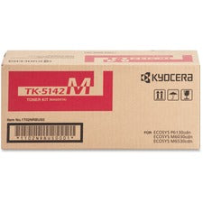 Kyocera TK-5142M Original Laser Toner Cartridge - Magenta - 1 Each 5000 Pages