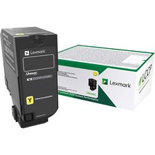 Lexmark Unison Original High Yield Laser Toner Cartridge - Yellow - 1 Each 12000 Pages