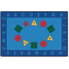 Carpets for Kids&reg; KID$Value Rugs&trade; Early Learning Rug 12 ft Length x 96" Width - Rectangle - Assorted