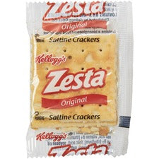 Kellogg's Zesta Saltine Crackers Packets Fat-free, Cholesterol-free - Salty - 2 - 2/Pack - 500 / Carton