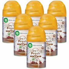 Air Wick Freshmatic Life Scents Refill Spray - 5.9 fl oz (0.2 quart) - Paradise Retreat - 60 Day - Wall Mountable, Long Lasting - 6 / Carton