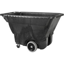 Rubbermaid Commercial Utility Duty Tilt Truck 450 lb Capacity - Structofoam - 26" Width x 53" Depth x 33" Height - Black - 1 Each