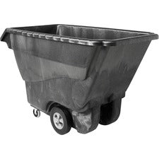 Rubbermaid Commercial Standard Duty Utility Truck 1250 lb Capacity - Structofoam - 33" Width x 72" Depth x 43" Height - Black - 1 Each