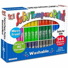 Kwik Stix Kwik Stix 144-Piece Tempera Paint Sticks 144 Color(s) - Assorted - 144 / Box