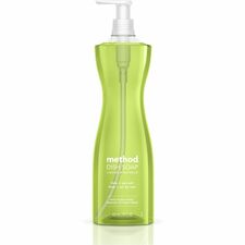 Method Dish Soap 18 fl oz (0.6 quart) - Lime + Seasalt Scent - Light Willow Green - 6 / Carton