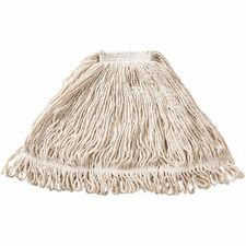 Rubbermaid Commercial Super Stitch Large Blend Mop Cotton, Synthetic Yarn - 6 / Carton
