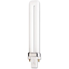 Satco 13W GX23 Pin-Based 2700K Compact Fluorescent Bulb 13 W - 800 lm - T4 Size - Warm White Light Color - GX23 Base - 12000 Hour - 2700&deg;K Color Temperature - 82 CRI - Energy Saver - 50 / Carton