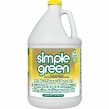 Simple Green Industrial Cleaner/Degreaser Concentrate - 128 fl oz (4 quart) - Lemon Scent - Non-toxic, VOC-free, Butyl-free, Phosphate-free, Non-abrasive, Non-corrosive, Deodorize, Non-flammable - Lemon - 6 / Carton