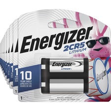 Energizer 2CR5 Lithium Photo Battery Boxes of 6 For Multipurpose - 2CR5 - 1500 mAh - 6 V DC - 4 / Carton