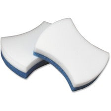 Scotch-Brite Easy Erase Sponge Pads 1.3" Height x 2.8" Width x 4.5" Depth - 4/Pack - 3 / Carton - Polymeric Foam, Urethane - Blue, White
