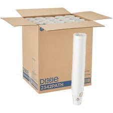 Dixie Pathways 12 oz Paper Hot Cups By GP Pro 12 fl oz - White - Paper - Hot Drink - 50/Pack - 20 / Carton