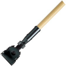 Rubbermaid Commercial Snap-On Dust Mop Hardwood Handle 60" Length - Hardwood - 12 / Carton