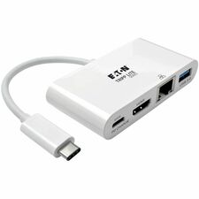 Tripp Lite series U444-06N-HGU-C Docking Station for Desktop PC, Tablet PC, Notebook - USB Type C - 2 x USB Ports - 2 x USB 3.0 - Network (RJ-45) - HDMI - Wired