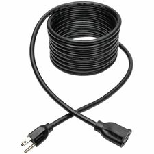 Tripp Lite series Heavy-Duty Power Extension Cord, 15A, 14 AWG (NEMA 5-15P to NEMA 5-15R), 15 ft. 120 V AC / 15 A - Black - 15 ft Cord Length - NEMA 5-15P / NEMA 5-15R - 1 Each