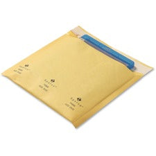 Sparco CD/DVD Cushioned Mailers Multipurpose - 7 1/4" Width x 8" Length - Self-sealing - Gold - Kraft - 25 / Pack