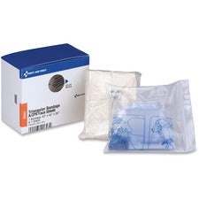 First Aid Only Triangular Bandage/CPR Face Shield Blue - 1 Each