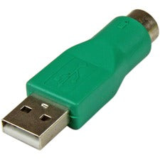 StarTech.com PS/2 Mouse to USB Adapter - F/M 1 x 4-pin Type A USB Male - 1 x 6-pin Mini-DIN (PS/2) Female - Black - 1 Each