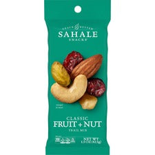 Sahale Snacks Fruit/Nut Trail Snack Mix Non-GMO, Gluten-free - Fruit and Nut - 1.50 oz - 18 / Carton