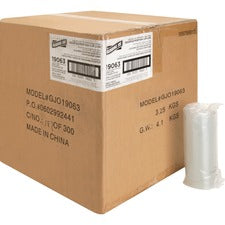 Genuine Joe Portion Cup Lid Transparent, Clear - 50/Bag - 50 / Carton