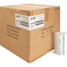 Genuine Joe Portion Cup Lid 2.9" Diameter - Transparent, Clear - 50/Bag - 50 / Carton