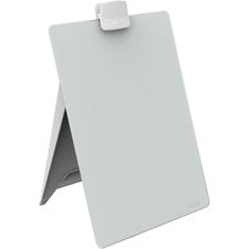 Quartet Glass Dry-Erase Desktop Easel 9" (0.8 ft) Width x 11" (0.9 ft) Height - White Glass Surface - Rectangle - Horizontal/Vertical - Magnetic - 1 Each