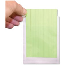 Ashley Library Pockets 5.3" Height x 3.5" Width - Clear - 25 / Pack