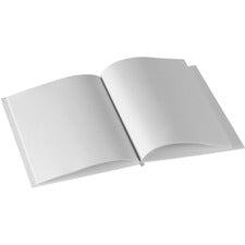 Ashley Hardcover Blank Book 28 Pages - Plain - 6" x 8" Sheet Size - White Paper - Hard Cover, Durable - 1 Each