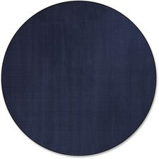 Flagship Carpets Classic Solid Color 6' Round Rug Traditional - 72" Diameter - Circle - Navy - Nylon