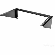 StarTech.com RK619WALLV Wall Mount for Server, A/V Equipment, Power Strip, KVM Switch - Black - TAA Compliant 200.50 lb Load Capacity - Steel - 1 Each
