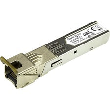 StarTech.com HP 453154-B21 Compatible SFP Transceiver Module - 1000BASE-T For Data Networking - 1 x RJ-45 1000Base-TX LAN - Twisted PairGigabit Ethernet - 1000Base-TX - Hot-pluggable, Hot-swappable - 1 Each - TAA Compliant