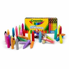 Crayola Washable Sidewalk Chalk Assorted - 64 / Box
