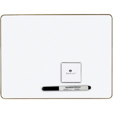 Sparco Dry-erase Board Kit with 12 Sets 12" (1 ft) Width x 9" (0.8 ft) Height - White Surface - Magnetic - 12 / Box