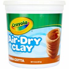 Crayola Air-Dry Clay Sculpture - Terra Cotta - 1 Each