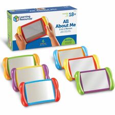 Learning Resources All About Me 2-in-1 Mirrors Mirror Toy - Theme/Subject: Learning, Fun - 2 Year & Up