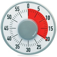 Ashley 6-1/4" Timer 1 Hour - Desktop - For Testing, Game, Classroom - Gray, White