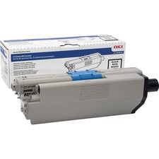 Oki Original LED Toner Cartridge - Black - 1 Each 3500 Pages